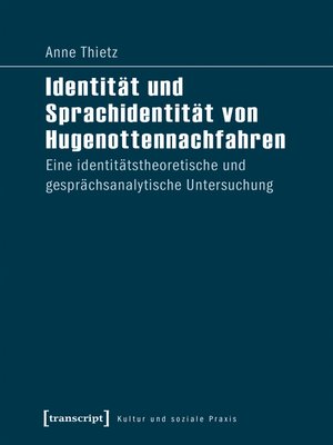 cover image of Identität und Sprachidentität von Hugenottennachfahren